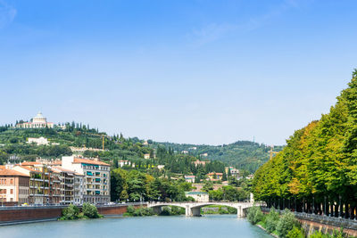 River passing through city