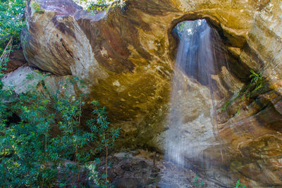 View of waterfall