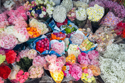 Full frame shot of multi colored candies