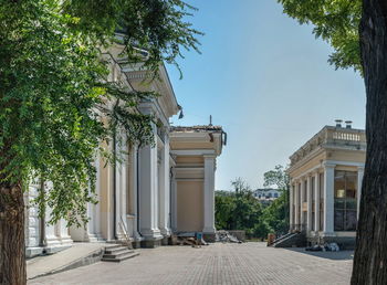 Low angle view of built structures