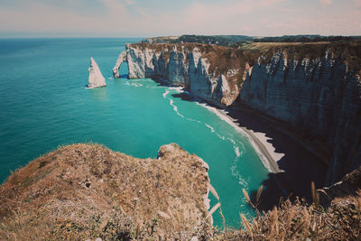 Panoramic view of sea against sky