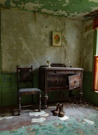 View of an abandoned house