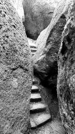 Close-up of rock formation