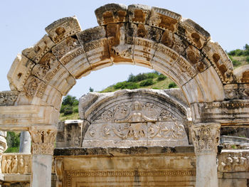 Hadrian temple monument facade