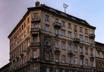 Low angle view of building against sky