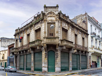 Low angle view of building against sky