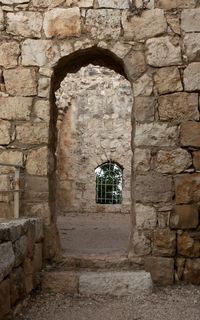 Stone wall of old building