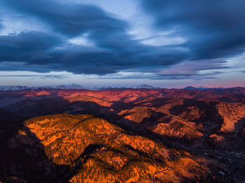 Scenic view of landscape against sky