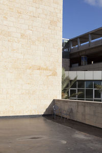 View of built structure against clear sky