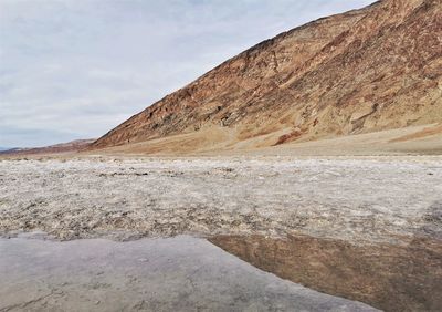 Scenic view of rocky mountains against sky