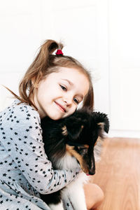 Portrait of a smiling girl