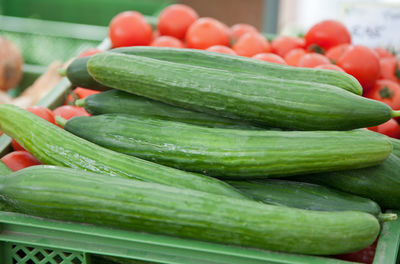 Close-up of vegetables at market stall
