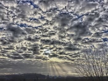 Scenic view of cloudy sky