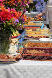 Close-up of cake for sale