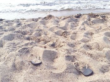 View of sandy beach