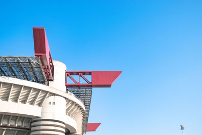 Low angle view of san siro stadium