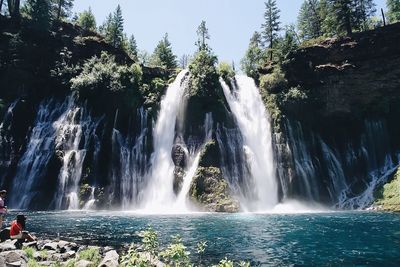 View of waterfall