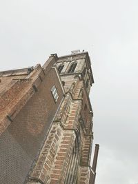 Low angle view of building against clear sky