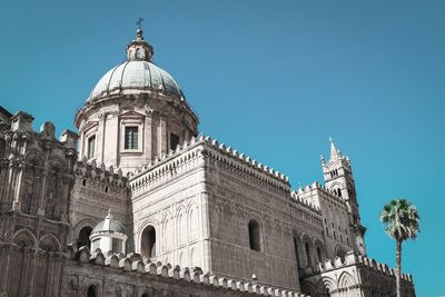 Low angle view of cathedral of palermo