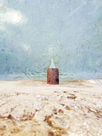 Close-up of sea shore