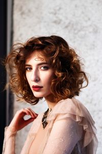 Portrait of beautiful young woman