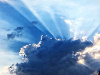 Low angle view of cloudscape