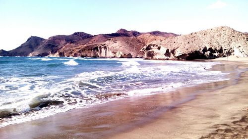 Scenic view of beach