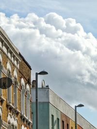 Low angle view of building against sky