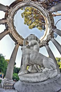 Low angle view of monument