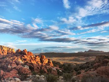 Scenic view of landscape against sky