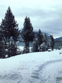 View of cloudy sky over sea