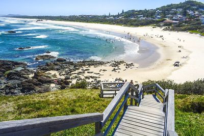 Scenic view of beach