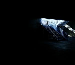 Low angle view of piano at nightclub