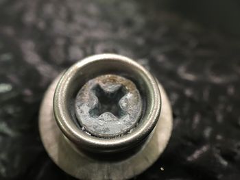 Close-up of metal