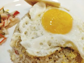 Close-up of food in plate