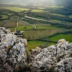 Aerial view of landscape