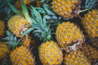 Full frame shot of fruits for sale at market stall