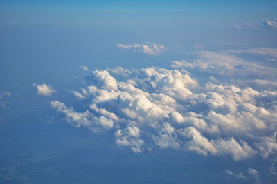 Low angle view of clouds in sky
