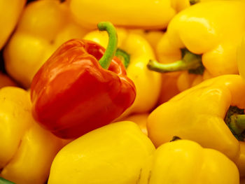 Full frame shot of bell peppers