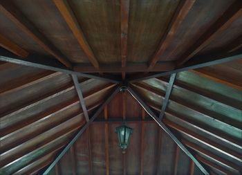 Low angle view of ceiling