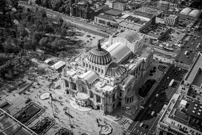 Aerial view of city