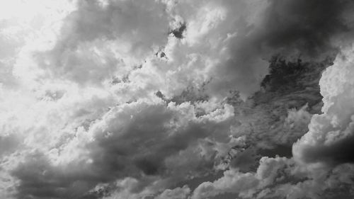 Aerial view of cloudscape