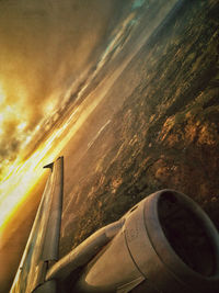 Aerial view of landscape against sky