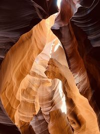 Beautiful rock formation with clean, crisp lines in the western united states