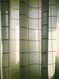 Close-up of bamboo curtain