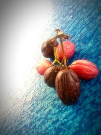 Close-up of fruits on table