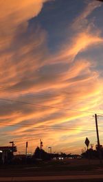 Scenic view of sky at sunset