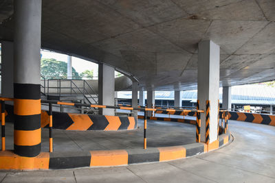 View of empty parking lot