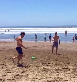 People on beach