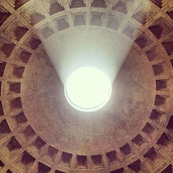 Low angle view of ceiling